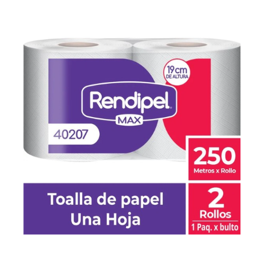 TOALLA RENDIPEL 1 HOJA INDUSTRIAL 2X250